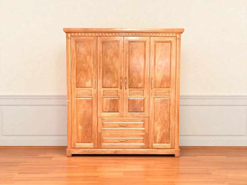 Tủ quần áo gỗ tự nhiên