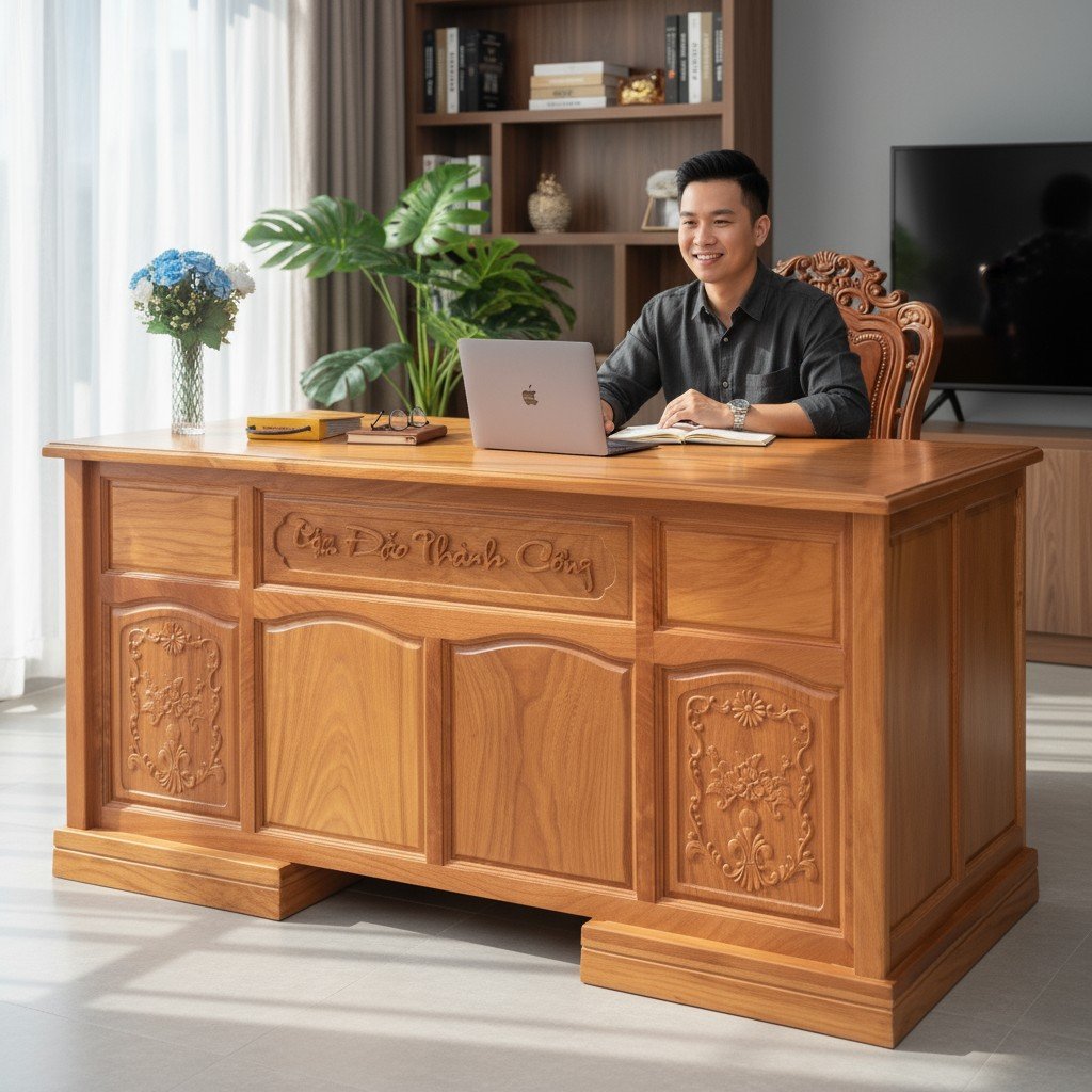 Bàn Làm Việc Gỗ