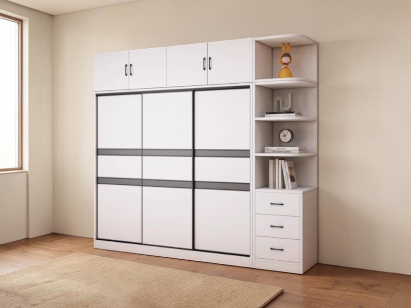 Nơi bán tủ quần áo gỗ đẹp giá rẻ nhất TPHCM Tủ quần áo gỗ đẹp giá rẻ kích thước lớn cho phòng ngủ master