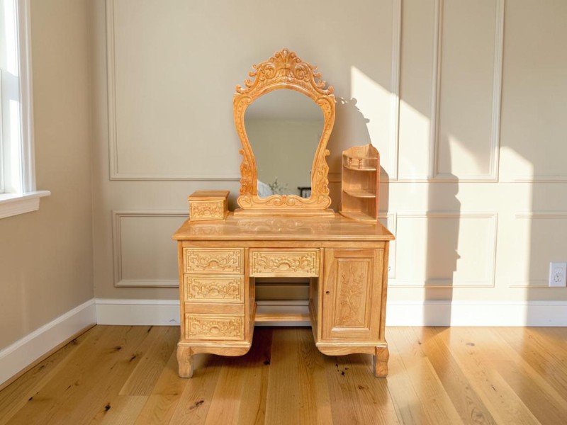 Bí quyết chọn mua bàn trang điểm có đèn giá rẻ có một không hai Bàn phấn có đèn cảm ứng giá rẻ đẹp cho phòng ngủ chung cư