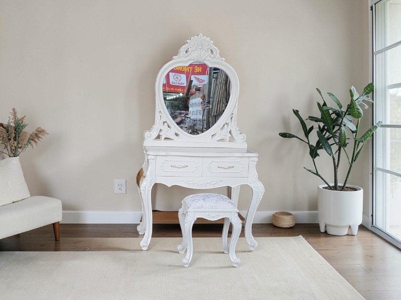 Mua bàn trang điểm đẹp cho những không gian nhỏ Bàn trang điểm nhỏ gọn