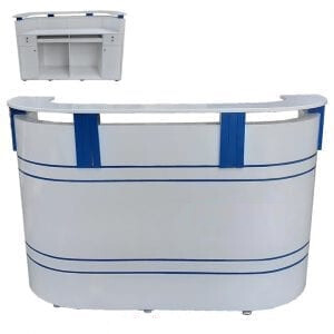 Bàn quầy lễ tân đẹp MS 9967 12 Bàn quầy lễ tân đẹp MS 9967