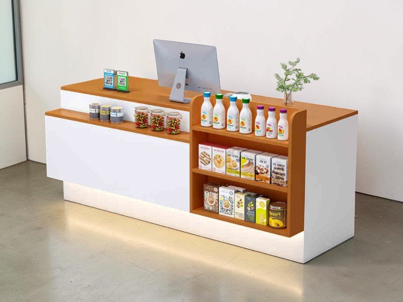 Bí quyết để mua quầy lễ tân giá rẻ chất lượng nhất Quầy lễ tân văn phòng nhỏ