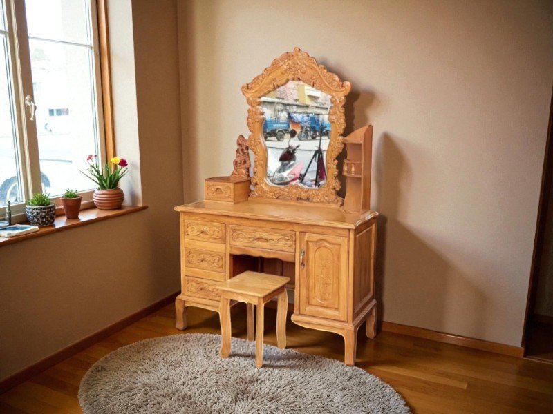 Bàn trang điểm hiện đại Bàn trang điểm hiện đại