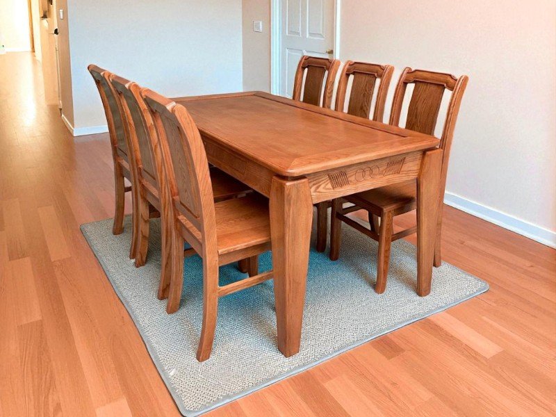 Bộ bàn ăn tân cổ điển