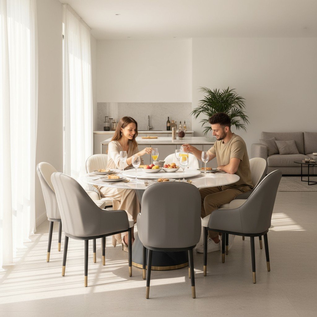 Showroom bộ bàn ăn tân cổ điển đẹp giá rẻ giao hàng tận nơi