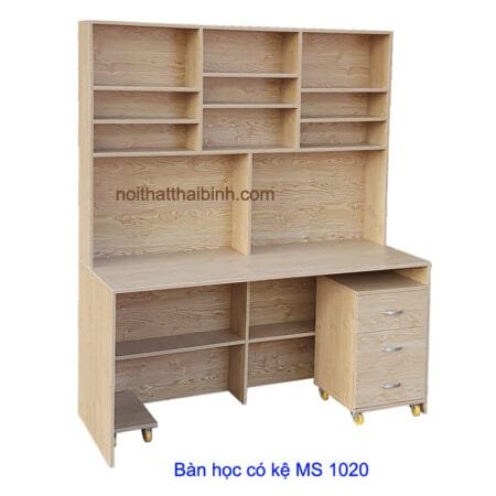 Bàn học có kệ sách trẻ em