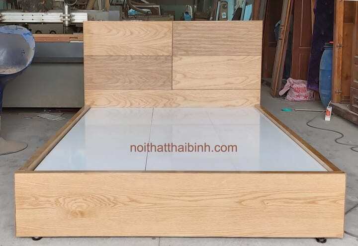 Giường ngủ mdf sồi chất lượng