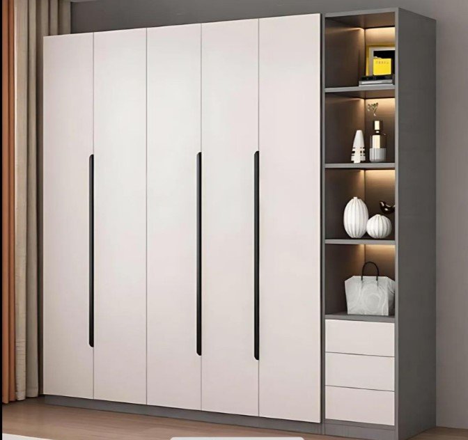 Tủ quần áo phủ melamine | Giá bán = 6.500.000 đ | >>Video Chi tiết mép cạnh dán nẹp PVC trên tủ quần áo phủ melamine
