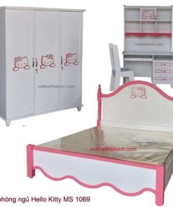 Bộ phòng ngủ Hello Kitty dành cho bé
