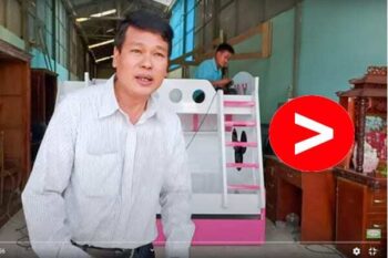 Giường tầng trẻ em mẫu hiện đại | video chi tiết giường tầng | >>Video