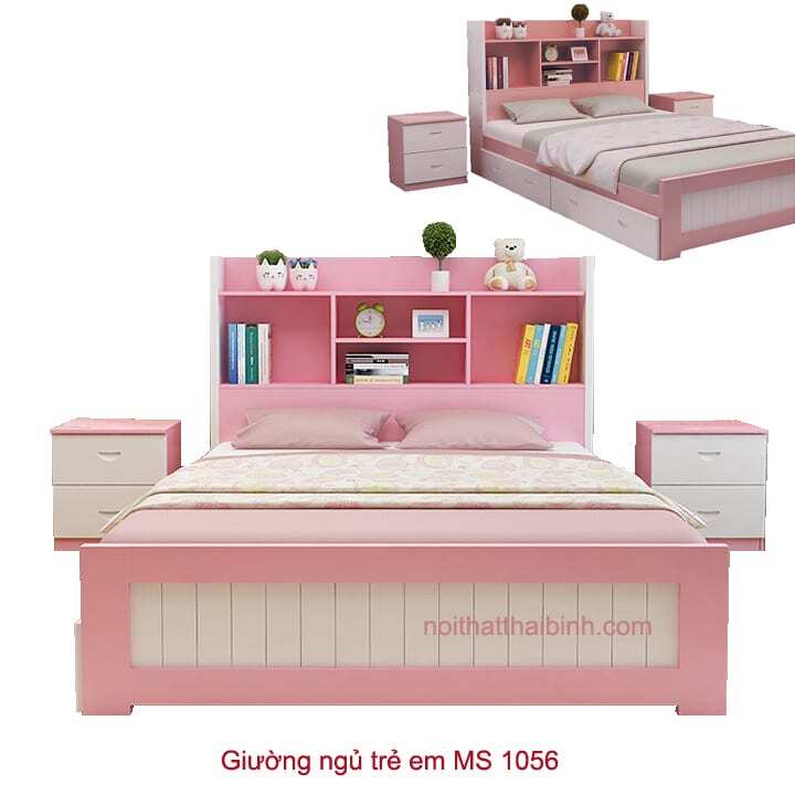 Nơi bán giường ngủ trẻ em màu hồng