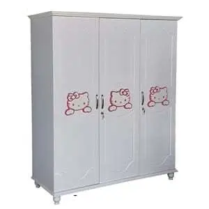 Tủ quần áo trẻ em Hello kitty MS 1060 Giá bán = 7.500.000 đ 11 Tủ quần áo trẻ em Hello kitty MS 1060