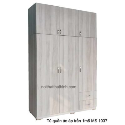 Tủ quần áo áp trần 1m6