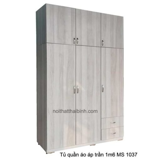 Tủ quần áo áp trần 1m6