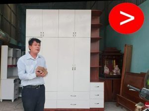 Tủ quần áo áp trần hiện đại