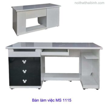 Bàn làm việc màu trắng cao cấp