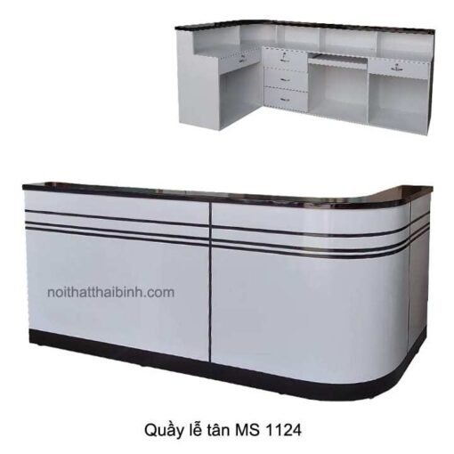 Quầy lễ tân bo góc