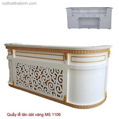 Quầy lễ tân khách sạn sang trọng