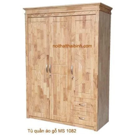 Tủ quần áo gỗ cao su