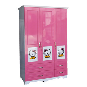 Tủ quần áo hình Hello Kitty MS 1164
