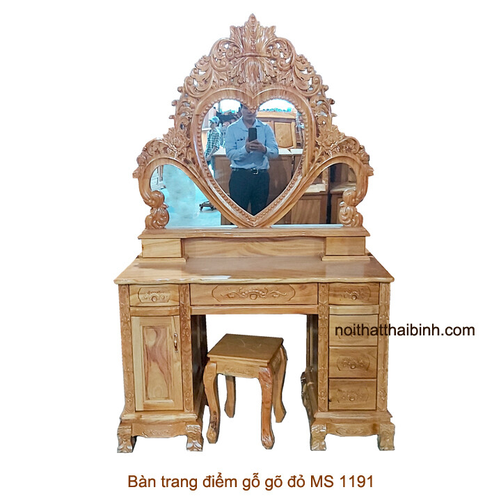 Nơi bán bàn trang điểm gỗ gõ đỏ