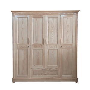 Tủ quần áo gỗ sồi cao cấp MS 1246