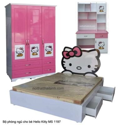 Bô phòng ngủ trẻ em Hello kitty