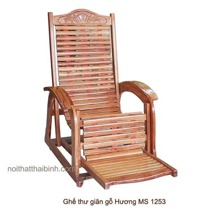 Ghế thư giãn gỗ căm xe MS 1253 Giá bán = 3.700.000 đ giảm còn = 3.000.000 đ 9 Nơi bán ghế thư giãn gỗ hương