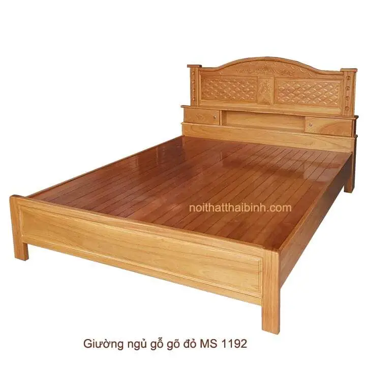 Giường ngủ gỗ gõ đỏ đẹp tphcm Giường ngủ gỗ gõ đỏ đẹp tphcm