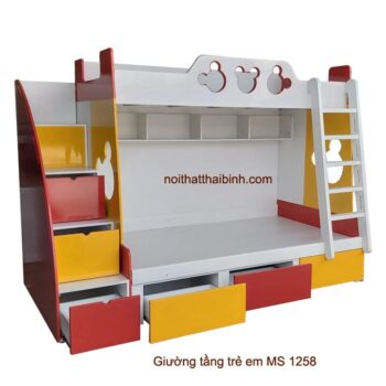 Giường tầng cho bé trai và gái