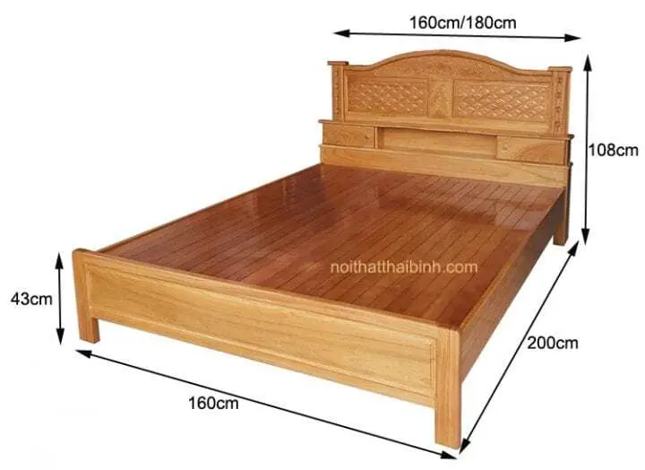 Giường ngủ gỗ gõ đỏ đẹp tphcm Giường ngủ gỗ gõ đỏ đẹp tphcm