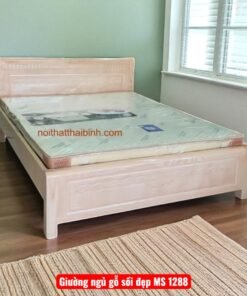Giường ngủ gỗ Sồi đẹp