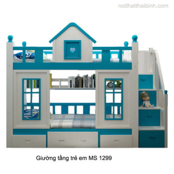 Giường tầng cho bé xinh xắn