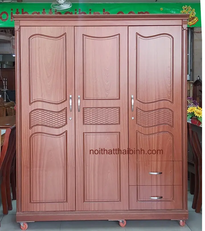 Tủ quần áo đẹp 1m6 MS 1303 Giá bán = 7.500.000đ giảm còn = 6.500.000đ