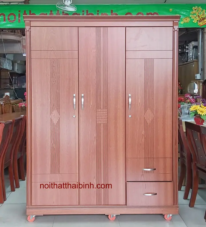 Tủ quần áo cao cấp 1m4 MS 1204 Giá bán = 7.000.000đ giảm còn = 6.000.000đ 7 Tủ áo cao cấp 1m6