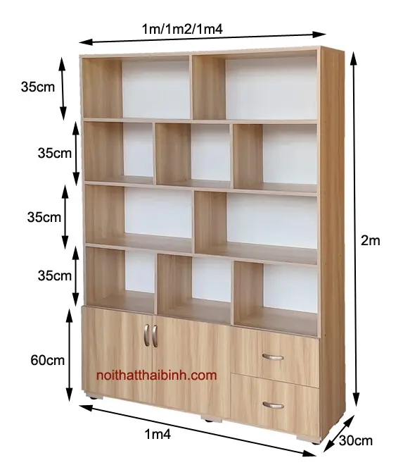 Tủ trưng bày sản phẩm mẫu đẹp MS 1169 Giá bán= 6.000.000đ giảm còn= 5.000.000đ 6 Kích thước tủ trưng bày sản phẩm mẫu đẹp