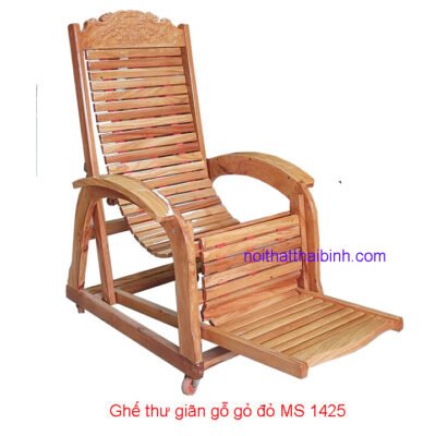Ghế thư giãn gỗ gõ đỏ