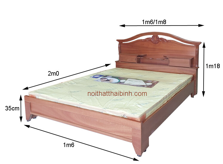 Mẫu giường ngủ đẹp chất lượng - giao hàng tận nơi miễn phí