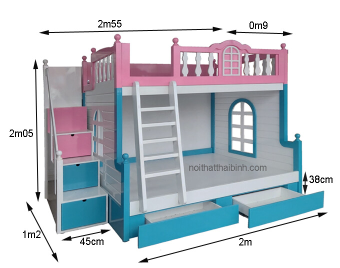 Kích thước giường tầng chất lượng Tphcm