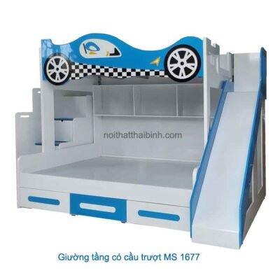 Báo Giá Giường Tầng Trẻ Em Gỗ Cao Su Mới Nhất 2026 Giường tầng trẻ em có cầu trượt