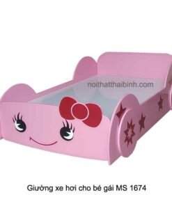 Giường ngủ hình xe hơi cho bé gái