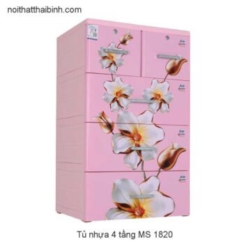 Tủ nhựa 4 tầng MS 1820