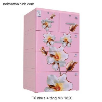 Tủ nhựa 4 tầng MS 1820