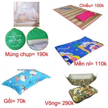 Mùng chụp chiếu gối mền