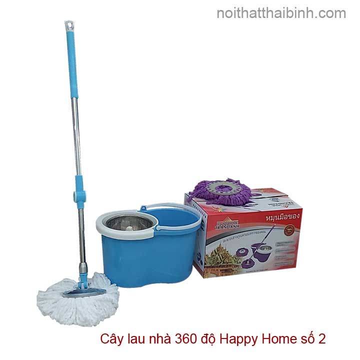 Cây lau nhà 360 độ Happy Home số 2