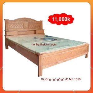 Giường ngủ gỗ tự nhiên đẹp bền bỉ