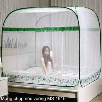 Mùng chụp tự bung nóc vuông