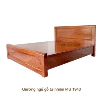 Giường ngủ vạt phản gỗ tự nhiên