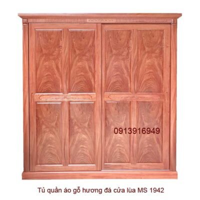 Tủ quần áo gỗ cửa lùa